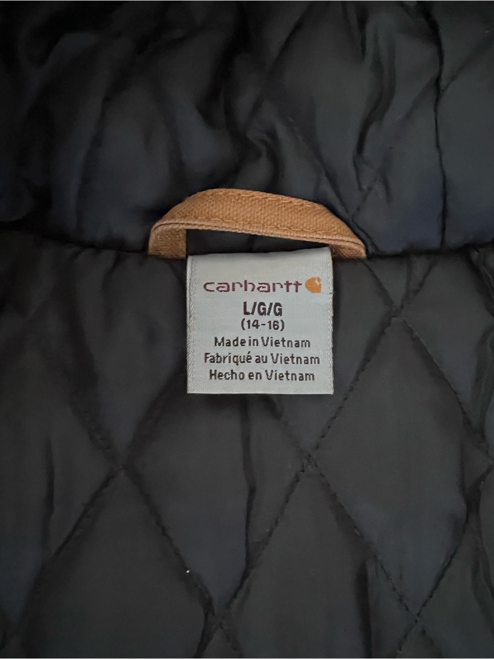 Carhartt Brown Hooded Kids Jacket - Picture 4 of 5
